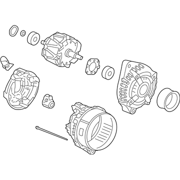 Acura 31100-R9P-A01 Alternator Assembly (Csj99) (Denso)