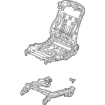 Acura 81526-TY2-A01 Frame, Left Front Seat