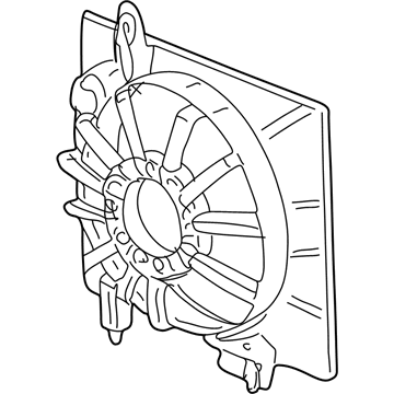 Acura RSX Fan Shroud - 19015-PND-A01