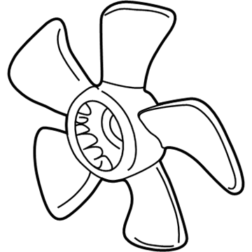 2002 Acura RSX Cooling Fan Assembly - 19020-PND-A01