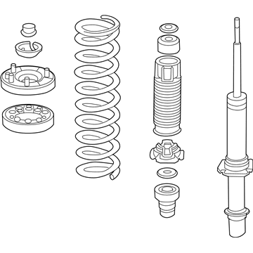 Acura 51602-SJA-305 Front Left Strut Assembly