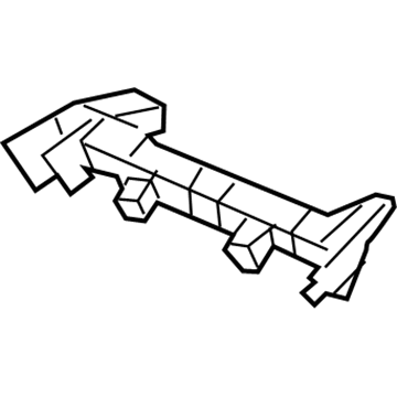 Acura 65530-TZ7-A00ZZ Crossmember, Rear Bulkhead (Lower)