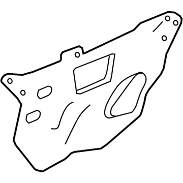 Acura 72321-SJA-A01 Seal, Right Front Door Hole