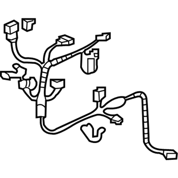 Acura 32756-SJA-A01 Sub-Wire, Passenger Door Engine Control Module