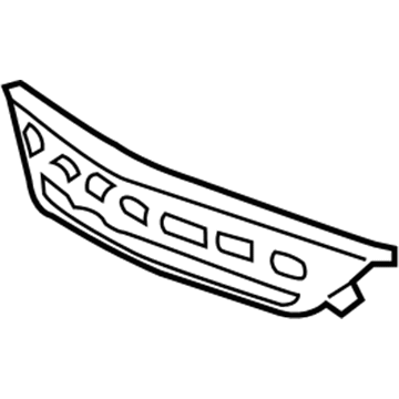 Acura 71103-SEA-000 Front Bumper Grille (Lower)