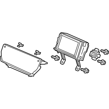 Acura 39710-TX4-A01RM Display Assembly, Info Ct