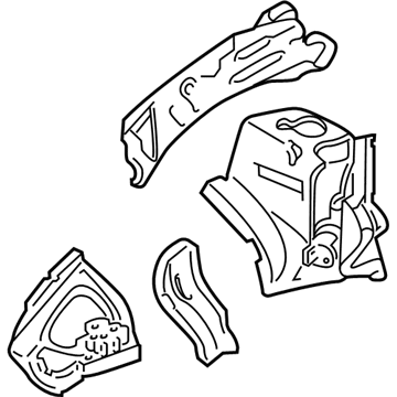 Acura 60750-SZN-A00ZZ Housing Left, Front Damper