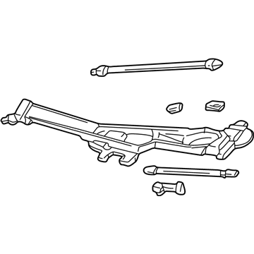 1998 Acura NSX Wiper Pivot Assembly - 76530-SL0-A01