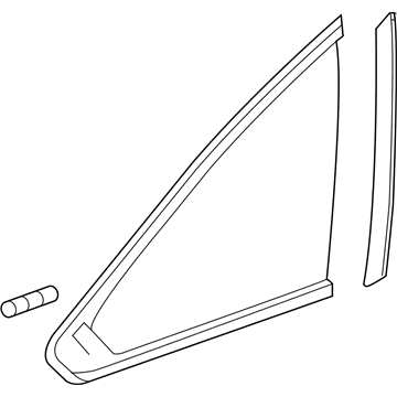 Acura 73511-TZ5-Y01 Glass Set, Passenger Side