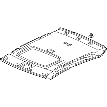 Acura 83200-S3M-A10ZA Lining Assembly, Roof (Seagull Gray) (Sunroof)