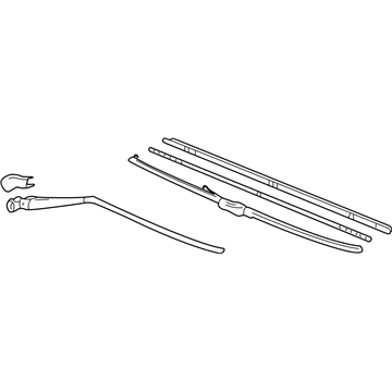 2004 Acura MDX Windshield Wiper - 76740-S3V-A04