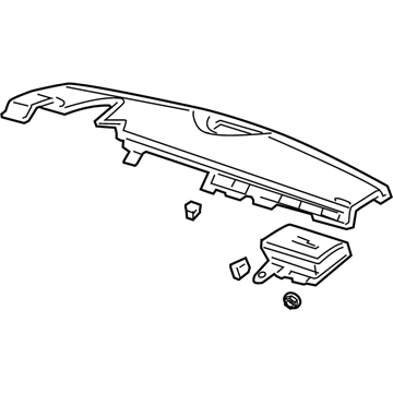 Acura 77820-STK-A80ZA Passenger Air Bag Module Assembly (Graphite Black)