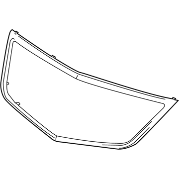 Acura 71122-TL2-A51 Molding A, Front Grille