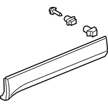 2009 Acura RDX Door Moldings - 75312-STK-A01ZA