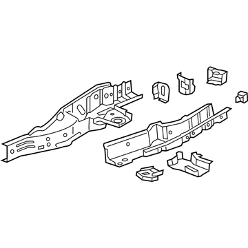 Acura 65610-TJB-A00ZZ Frame Right, Rear