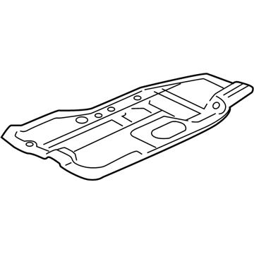 Acura 74561-TA0-A00 Driver Side Middle Floor Cover (Lower)