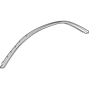 Acura 72420-ST8-J01 Molding Assembly, Passenger Side Drip & Retainer