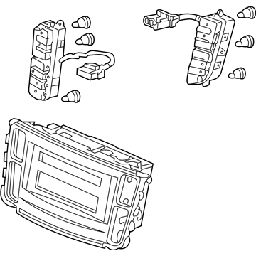 Acura 39051-SEP-A03ZA Module Assembly, Display (Gun Metallic)