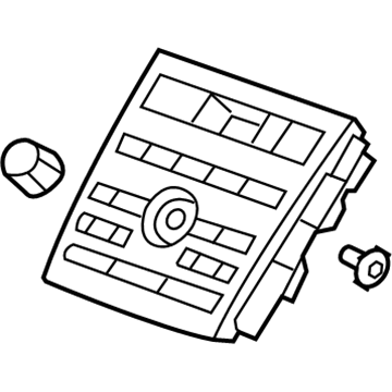Acura 39050-STK-A01 Panel Assembly, Audio Switch (6Cd)