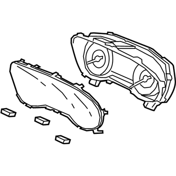 Acura 78100-TJC-A15 Combination Meter Assembly