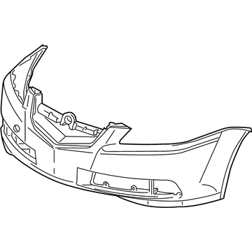 Acura 04711-SEP-A80ZZ Front Bumper Face (Dot)