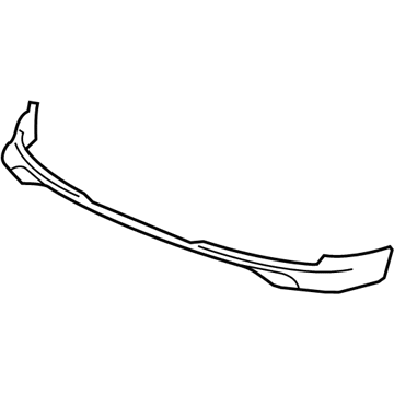 Acura 08F01-SEP-240A Front Spoiler (Nighthawk Black Pearl)
