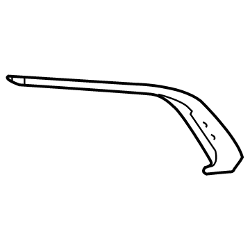 Acura 71118-TY2-A51 Front Bumper Side Molding Left