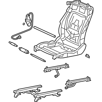 Acura 81126-TL2-A01 Frame, Right Front Seat