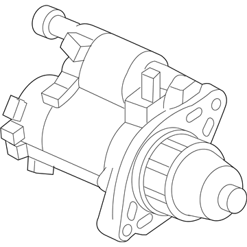 Acura 31200-RJA-A02 Starter Motor Assembly (Mhg021) (Mitsubishi)