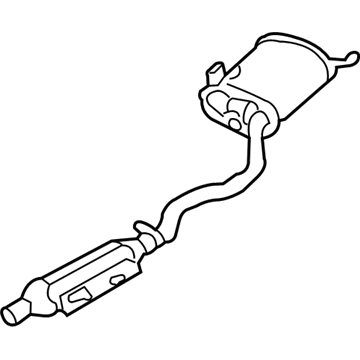 2008 Acura RL Muffler - 18307-SJA-E01