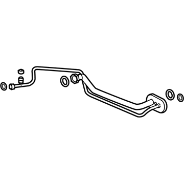 Acura 80320-TX6-A02 Air Conditioner Pipe Assembly