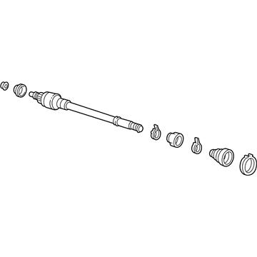 1997 Acura Integra Axle Shaft - 44010-S04-J51