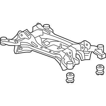 Acura 50300-TL2-A60 Sub-Frame Assembly, Rear Suspension