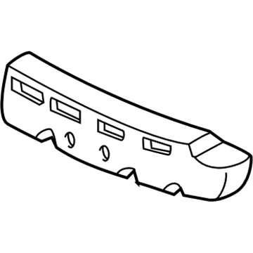 Acura 71570-SL0-J00 Absorber, Right Rear Bumper