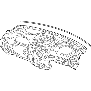 Acura 77100-TJB-A00 Panel Component, Instrument