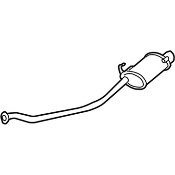 Acura 18305-STX-A02 Muffler, Driver Side Exhaust