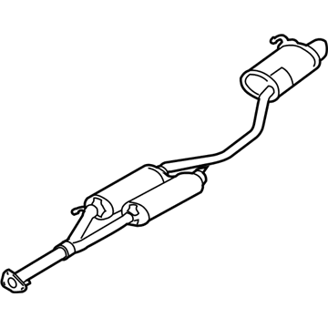 Acura 18307-STX-A02 Muffler, Passenger Side Exhaust