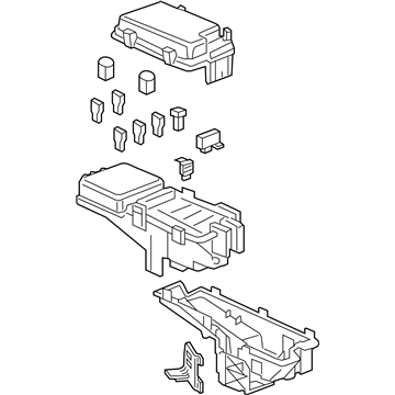 Acura 38250-SJA-A02 Under Hood Engine Fuse Relay Box Unit