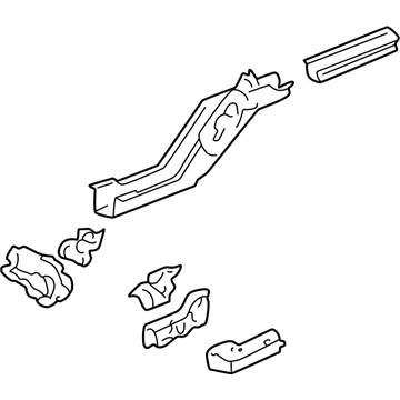 Acura 65660-ST8-A03ZZ Frame, Left Rear