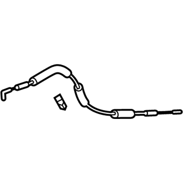 2011 Acura ZDX Door Latch Cable - 72131-SZN-A01