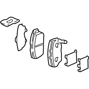 Acura 45022-ST7-R03 Disc Brake pads