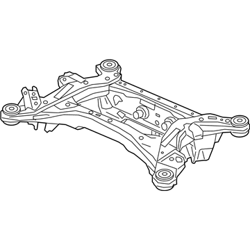 Acura 50300-TJB-A00 Sub-Frame, Rear (4Wd)