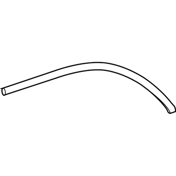 Acura 72921-SEA-003 Right Rear Door Sash Molding Assembly