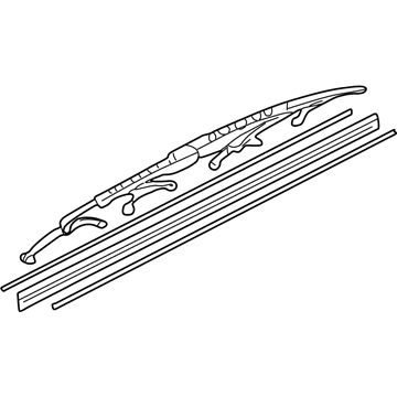 Acura 76730-S6M-J01 Rear Wiper Blade (500Mm)
