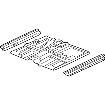 Acura 65100-S6M-H00ZZ Floor, Front