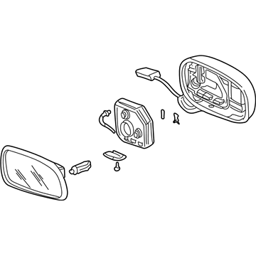 1996 Acura NSX Mirror - 76250-SL0-A01ZE