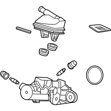 Acura 46806-TY3-A00 Cylinder Set, Slave