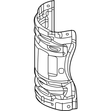 Acura 18121-5BF-A00 Converter Cover Shield