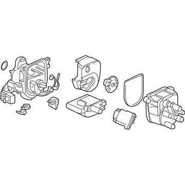Acura 30100-P72-006 Distributor Assembly (Td-68U) (Tec)