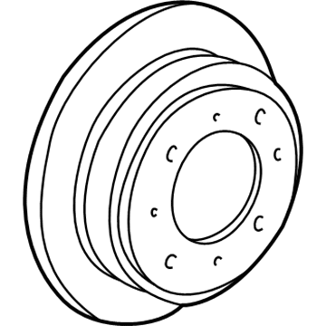 Acura 42510-ST7-R00 Rear Brake Disk